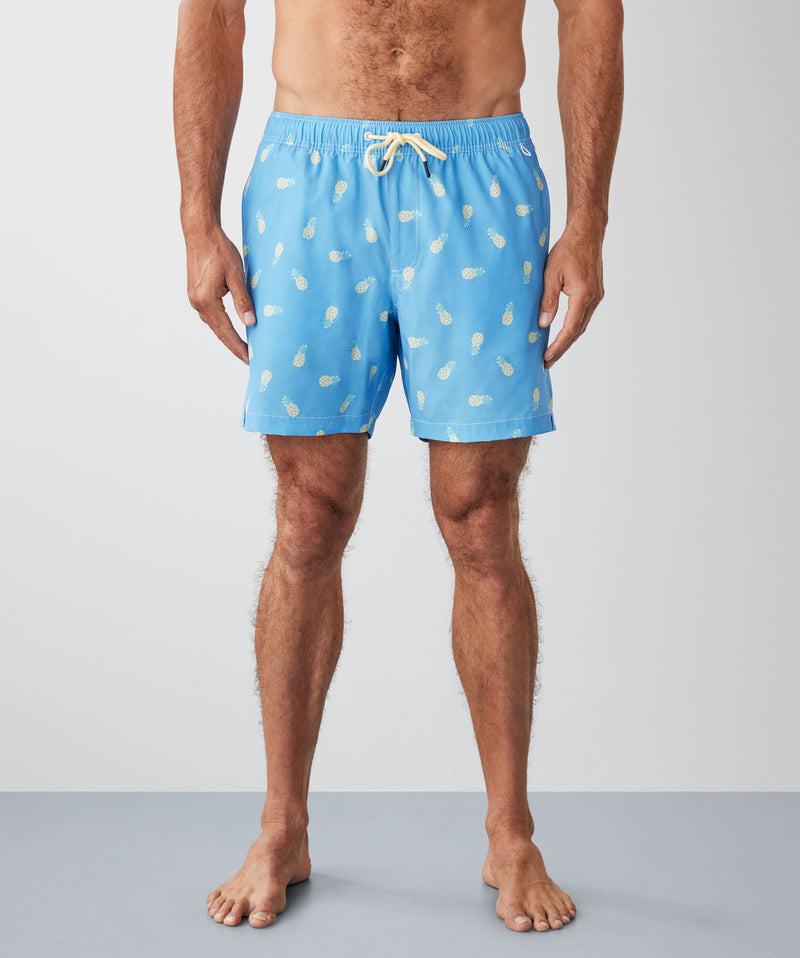 Pineapple Swim Shorts - Ocean-GAZMAN
