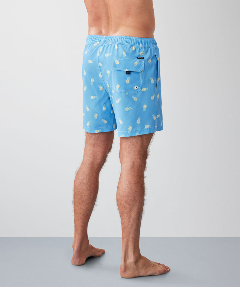 Pineapple Swim Shorts - Ocean-GAZMAN
