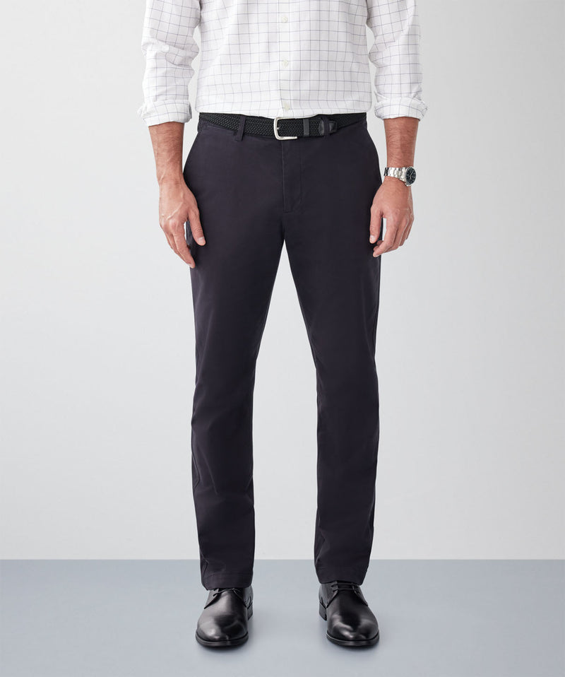 Comfort Chino Pants - Black-GAZMAN