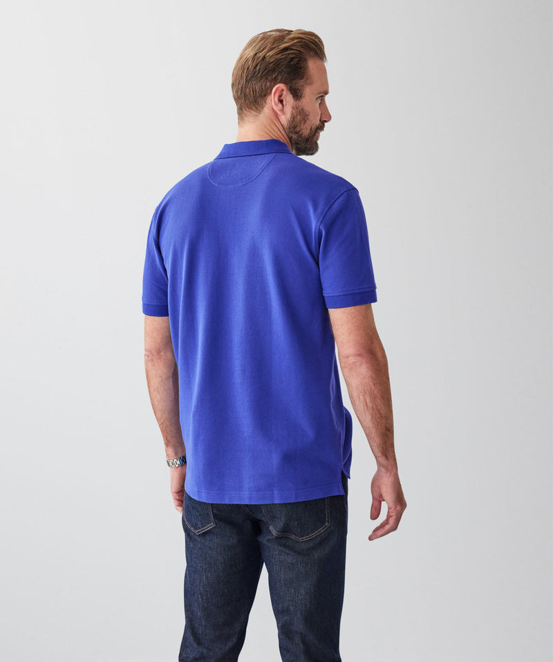 Classic Pique Polo - Cobalt-GAZMAN