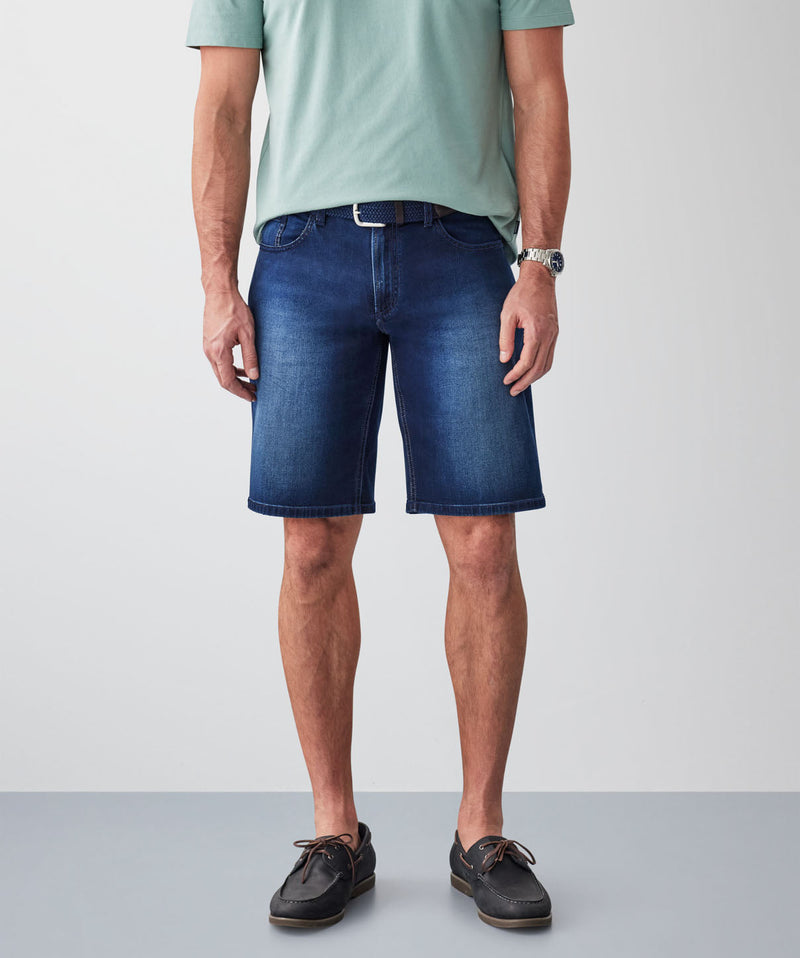 Denim Shorts - Indigo-GAZMAN