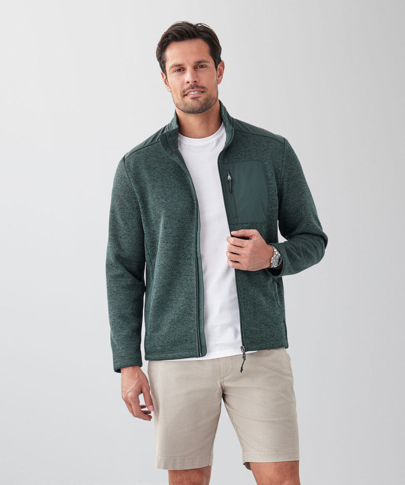 GAZFLEX Zip Through Sweat - Forest-GAZMAN