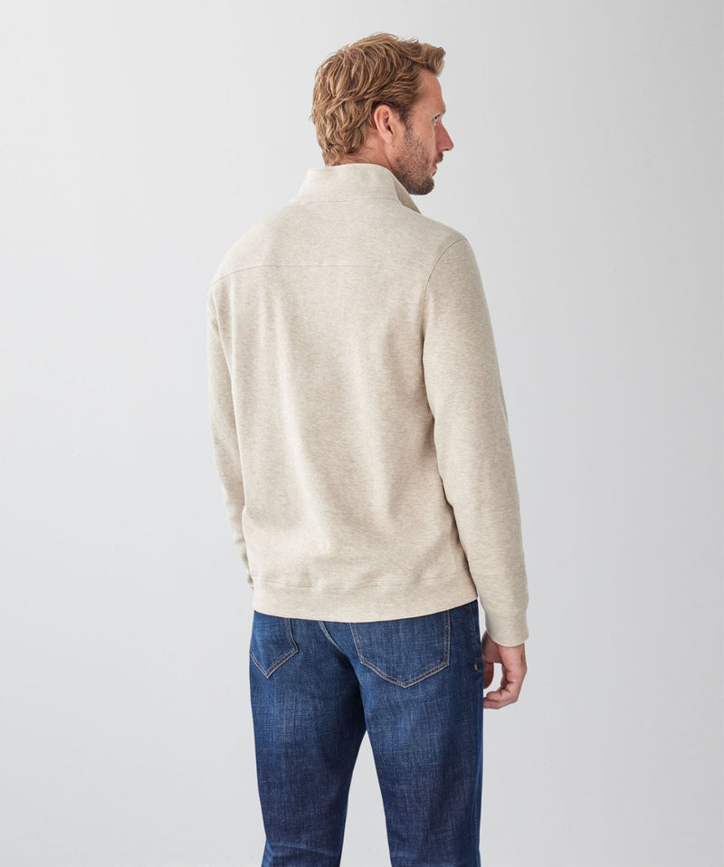 Half Zip Sweat - Sand-GAZMAN