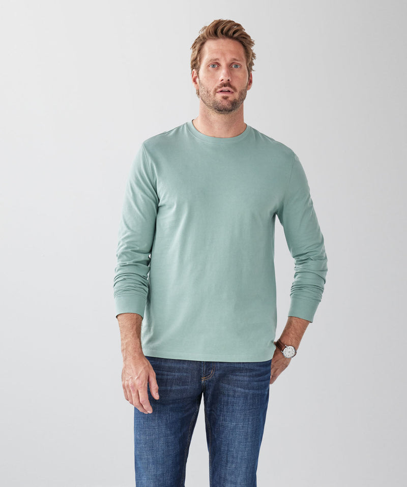 Long Sleeve T-Shirt - Sage-GAZMAN