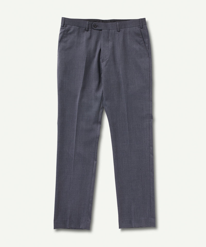 Wool Blend Trousers - Charcal-GAZMAN-2