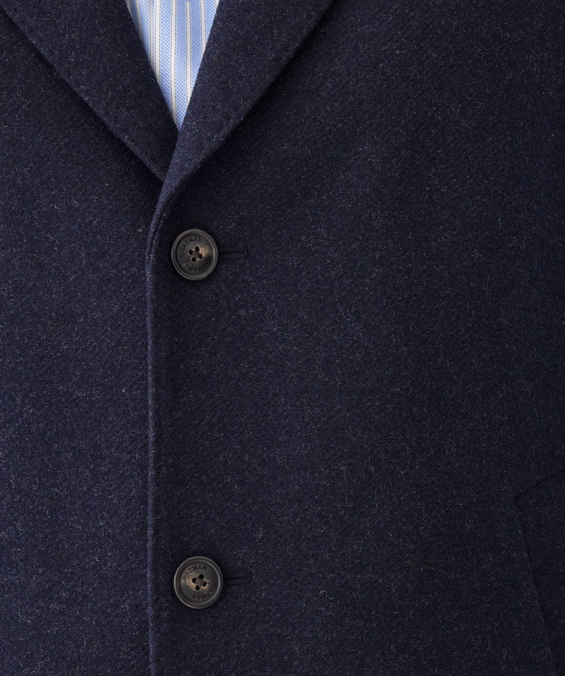 Collins Overcoat - Dark Navy-GAZMAN