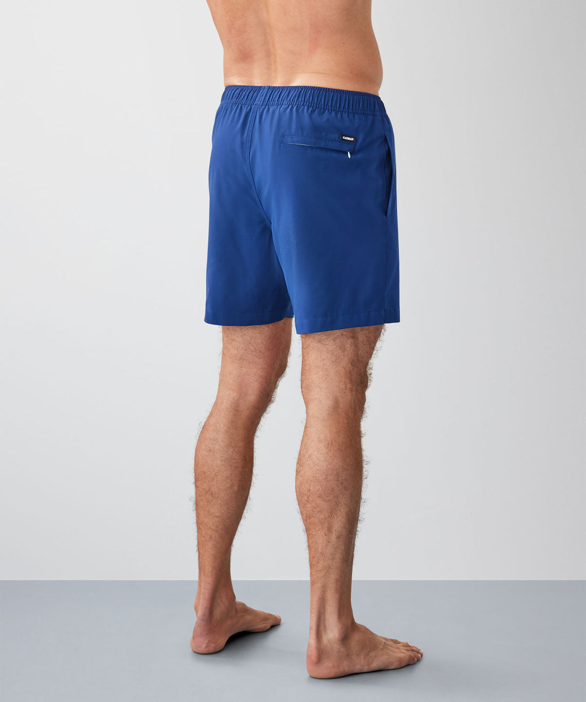 Plain Swim Shorts - Blue-GAZMAN