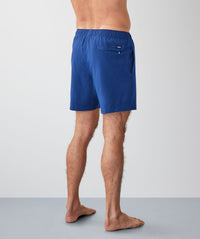 Plain Swim Shorts - Blue-GAZMAN