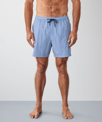 Geo Swim Shorts - Blue-GAZMAN