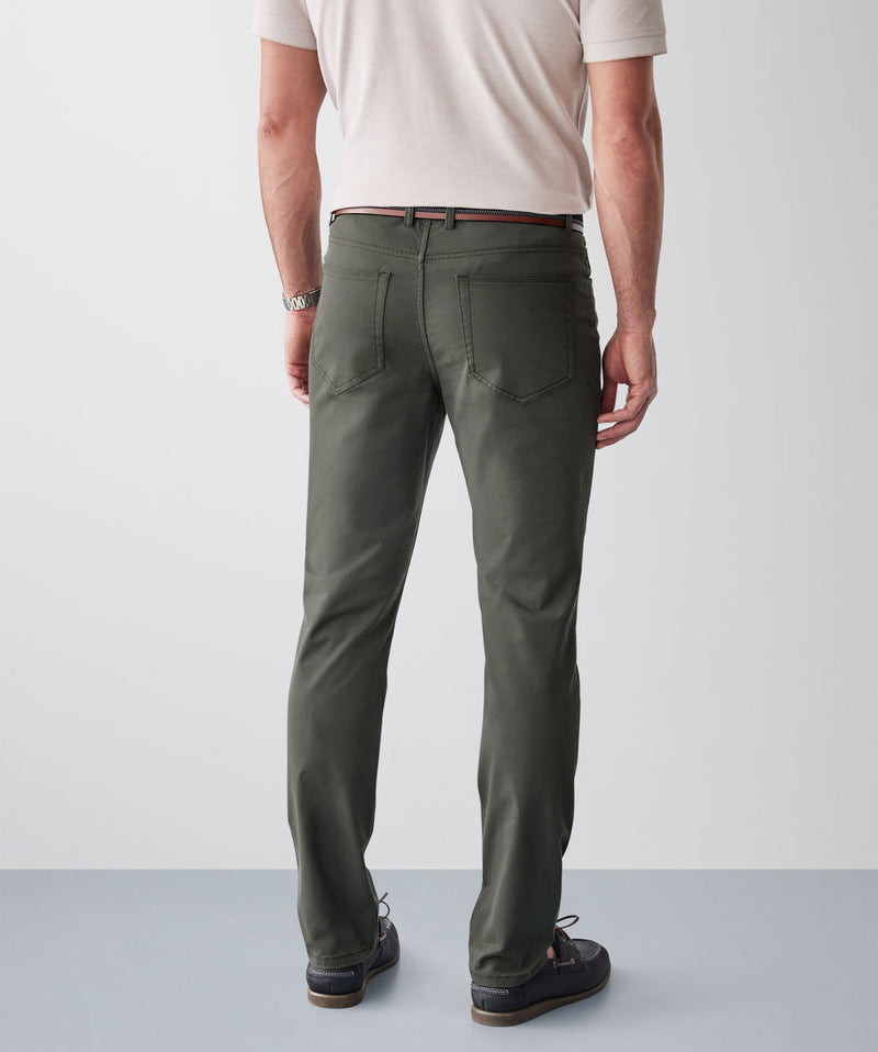 Modern Stretch 5 Pocket Pants - Forest-GAZMAN