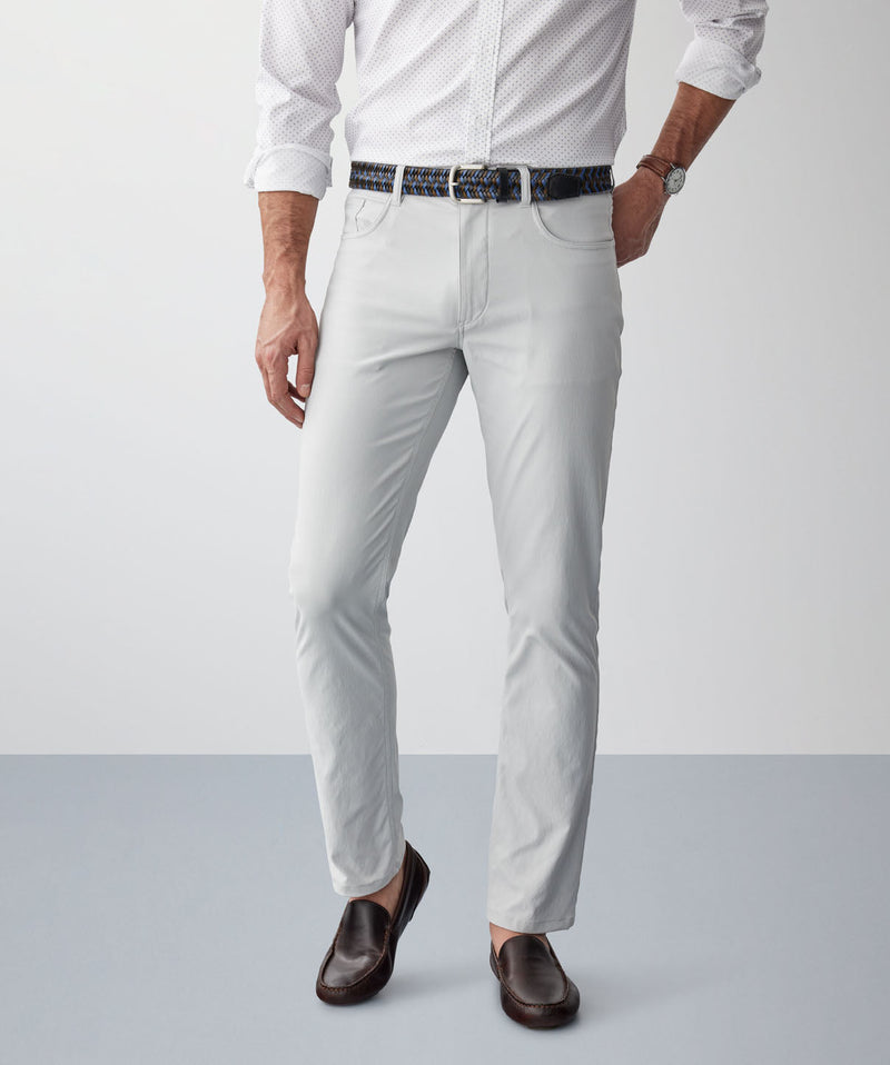 GAZFLEX Performance Pants - Light Grey-GAZMAN
