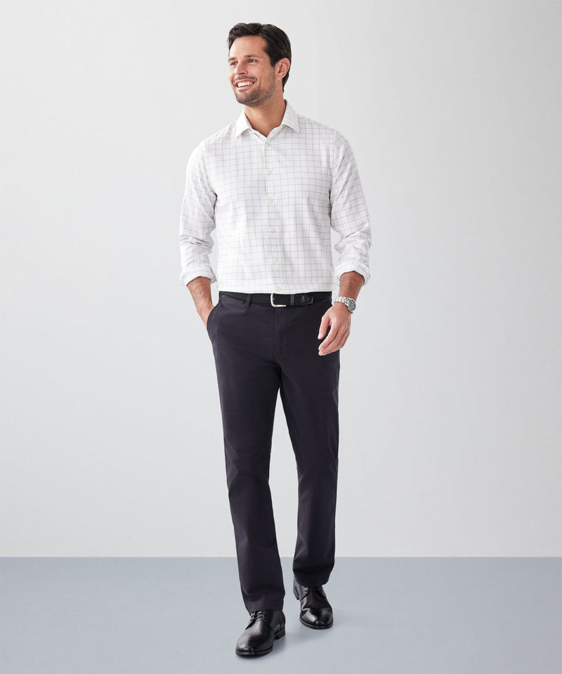 Comfort Chino Pants - Black-GAZMAN