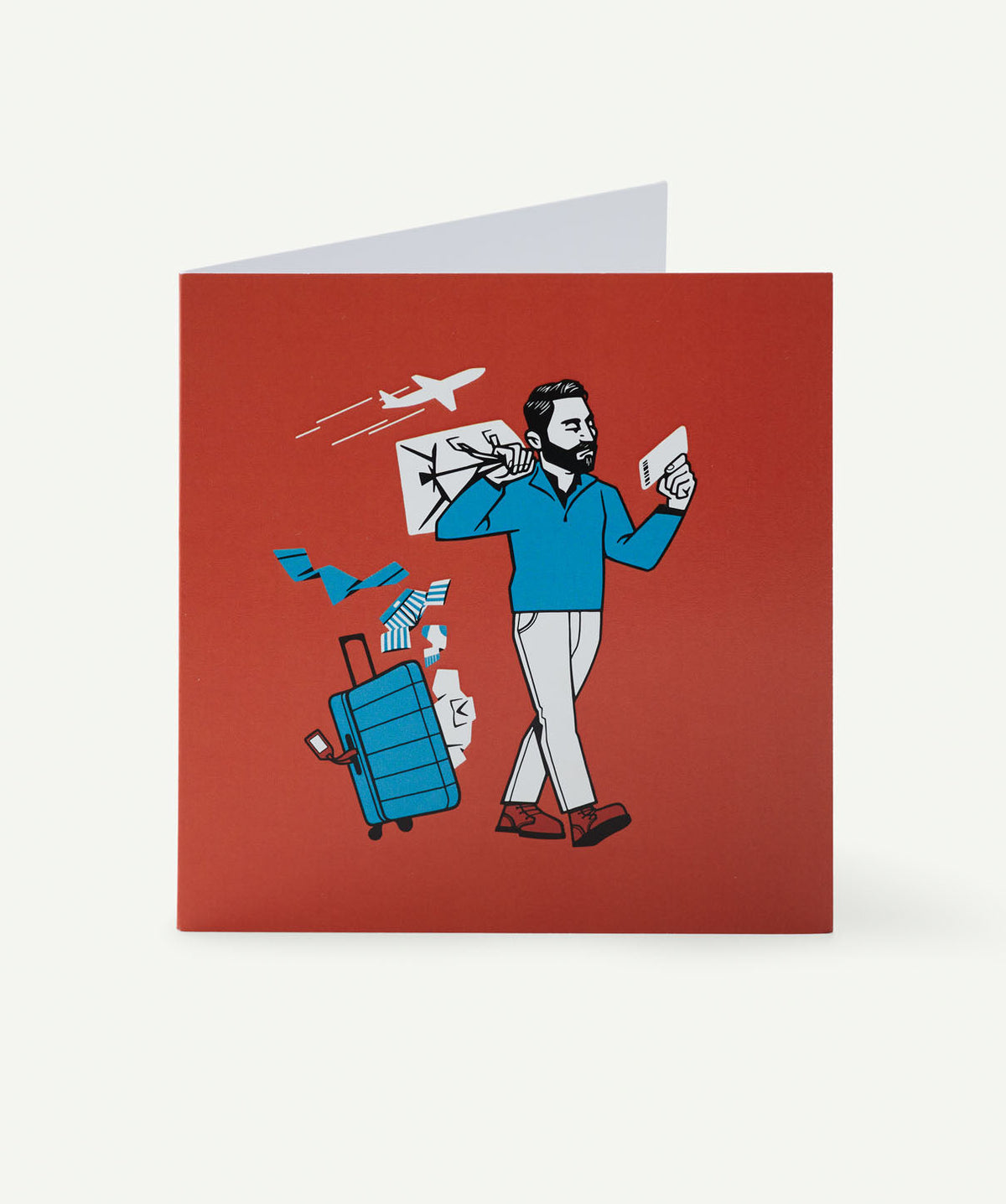 PCFA Greeting Card - Red-GAZMAN