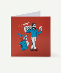 PCFA Greeting Card - Red-GAZMAN