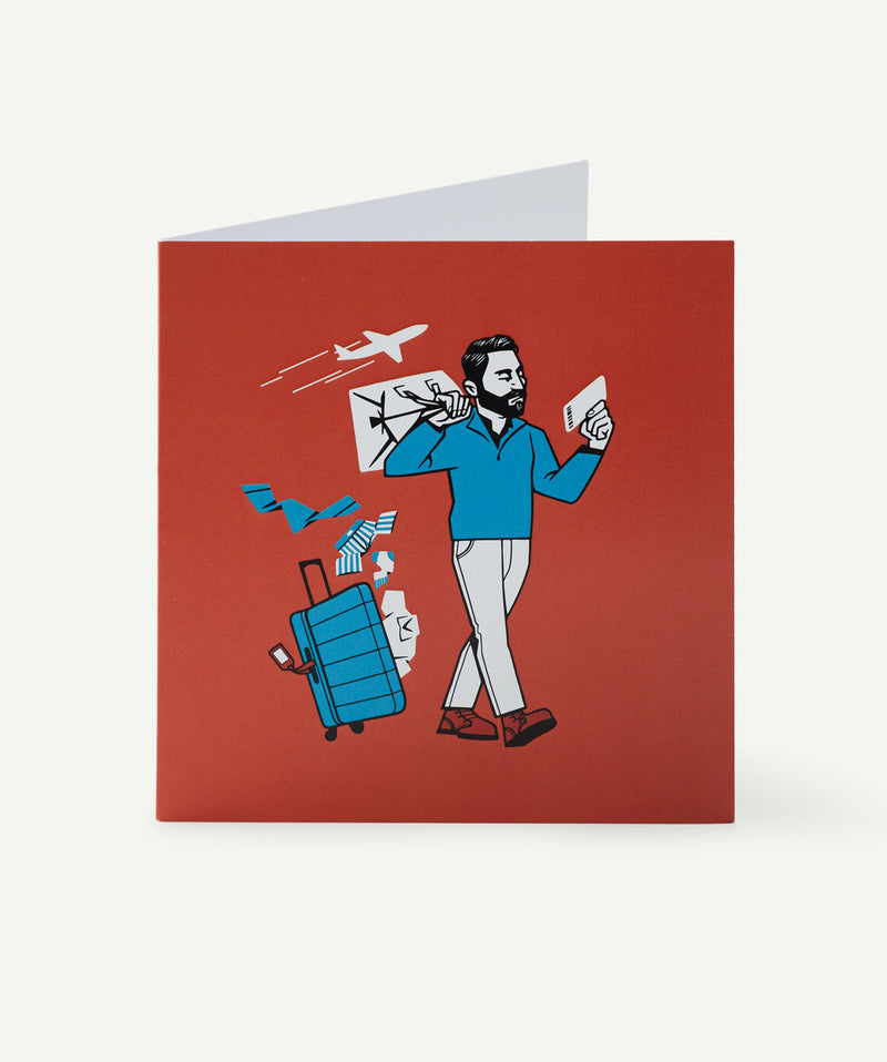 PCFA Greeting Card - Red-GAZMAN