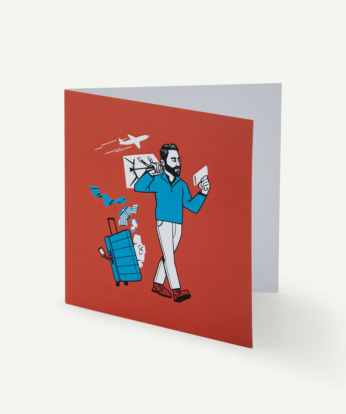 PCFA Greeting Card - Red-GAZMAN