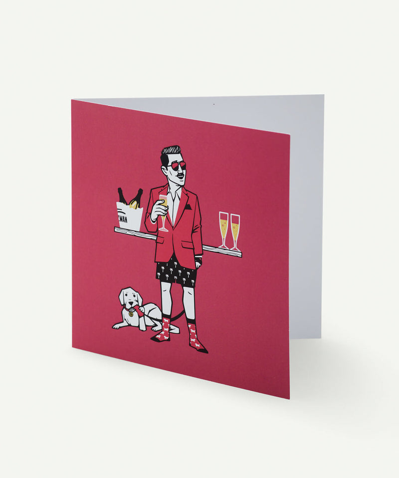 PCFA Greeting Card - Pink-GAZMAN