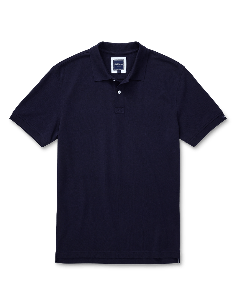 Classic Pique Polo - Dark Navy-GAZMAN