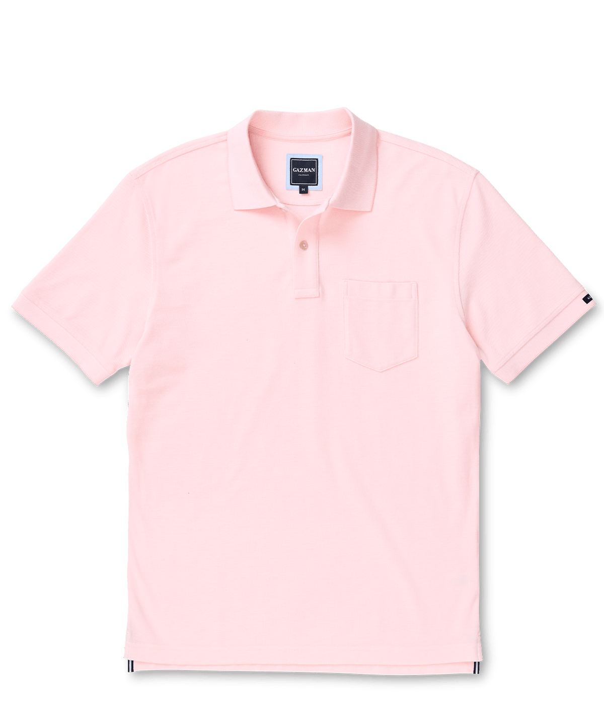 Oxford Pocket Polo - Pale Pink-GAZMAN