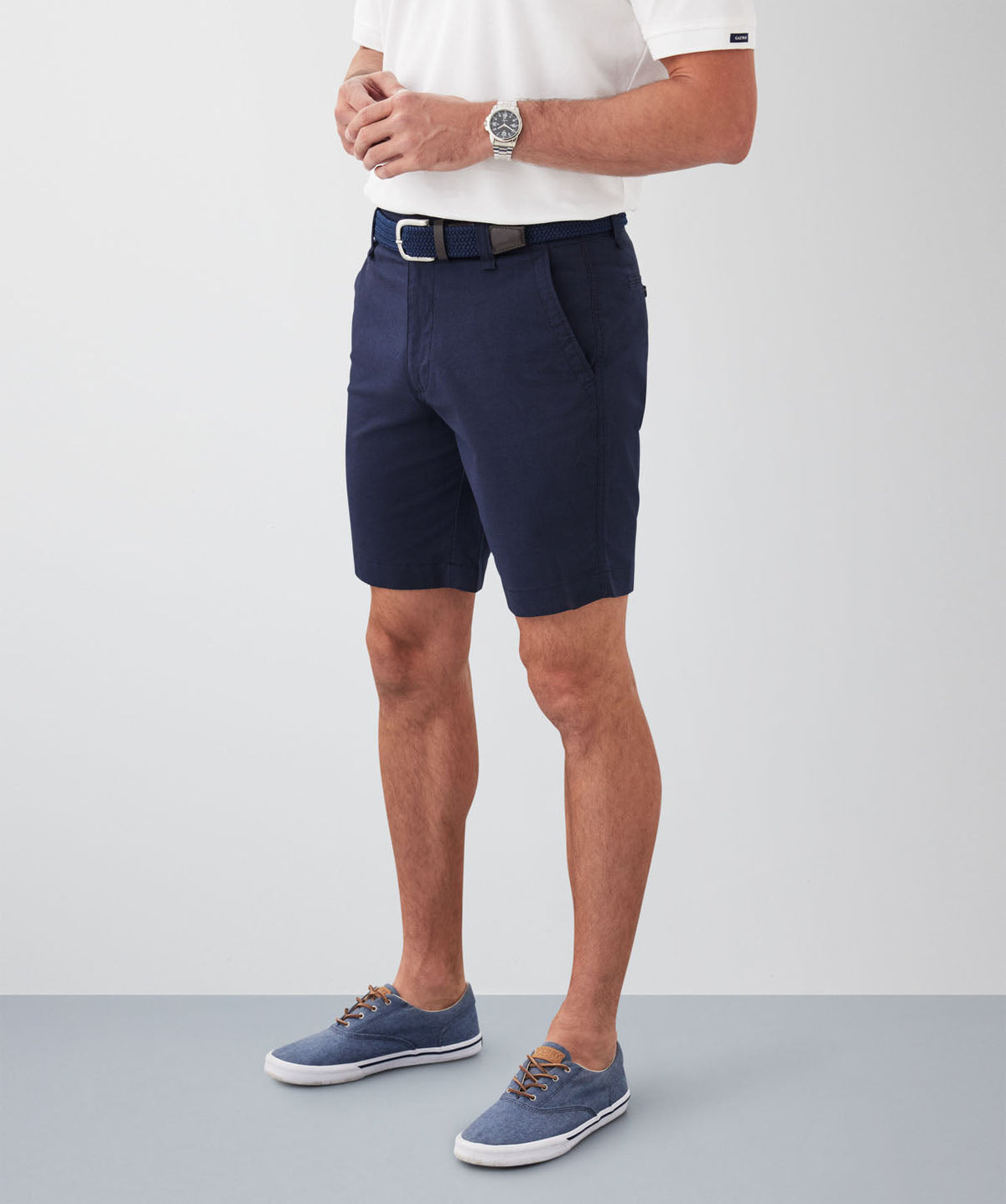 Active Houndstooth Shorts - Midnight-GAZMAN