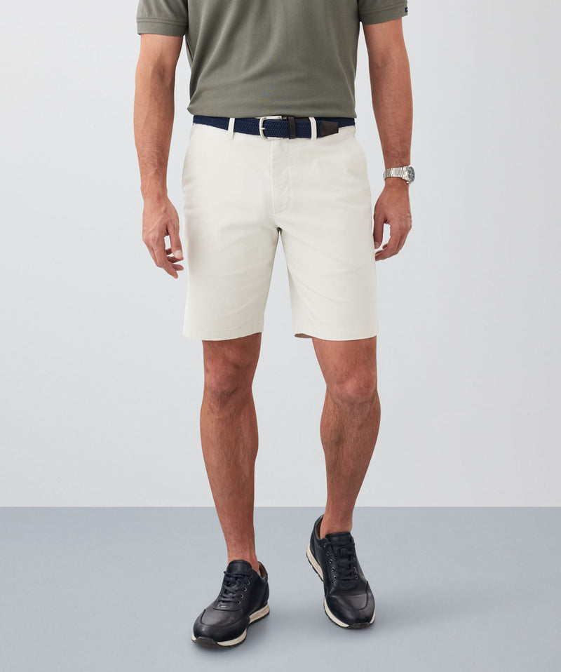 Comfort Twill Shorts - Stone-GAZMAN