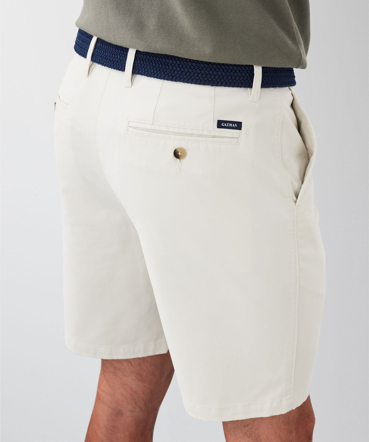 Comfort Twill Shorts - Stone-GAZMAN