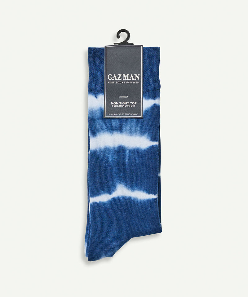 Non Tight Tie Dye Sock - Navy-GAZMAN-2