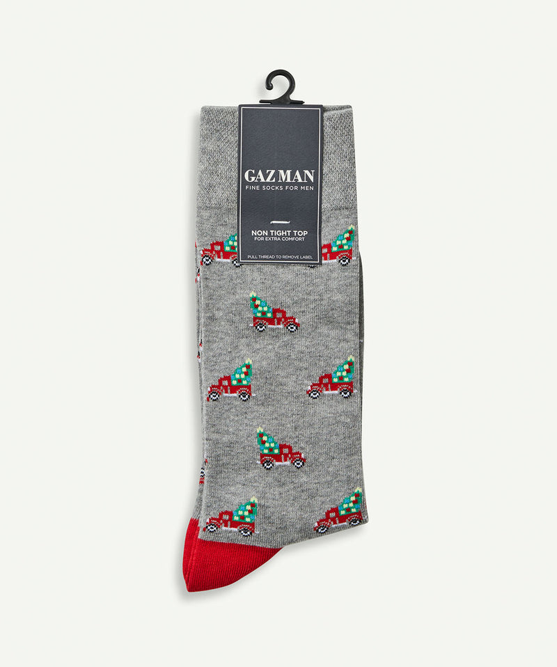 Non Tight Cushion Block Sock - Charcoal-GAZMAN
