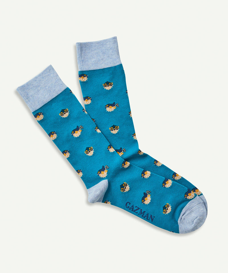 Non Tight Cushion Dot Sock - Menthol-GAZMAN-1