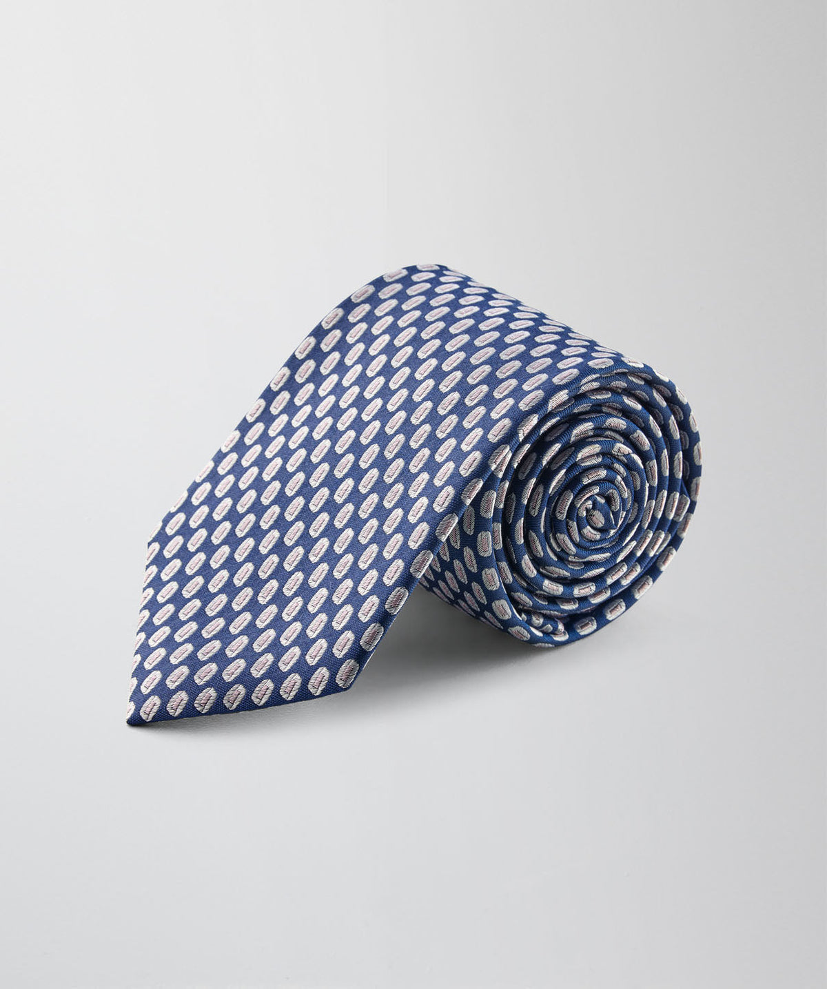 Silk Dot Tie - Blue-GAZMAN