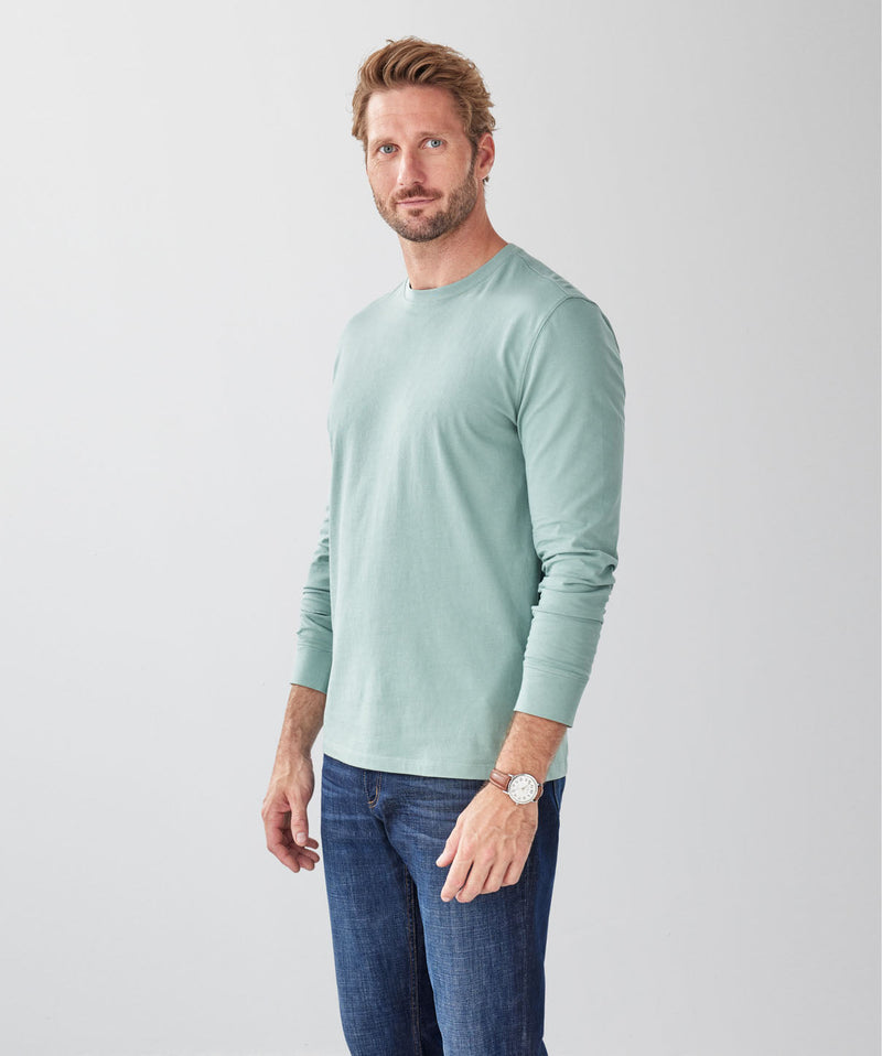 Long Sleeve T-Shirt - Sage-GAZMAN